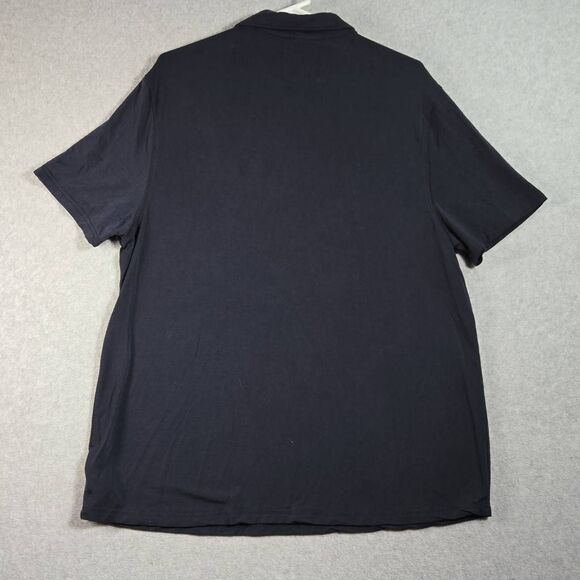 Mott & Bow Luxe Polo Shirt Men’s XL navy Blue Soft Stretch Performance - Picture 4 of 10